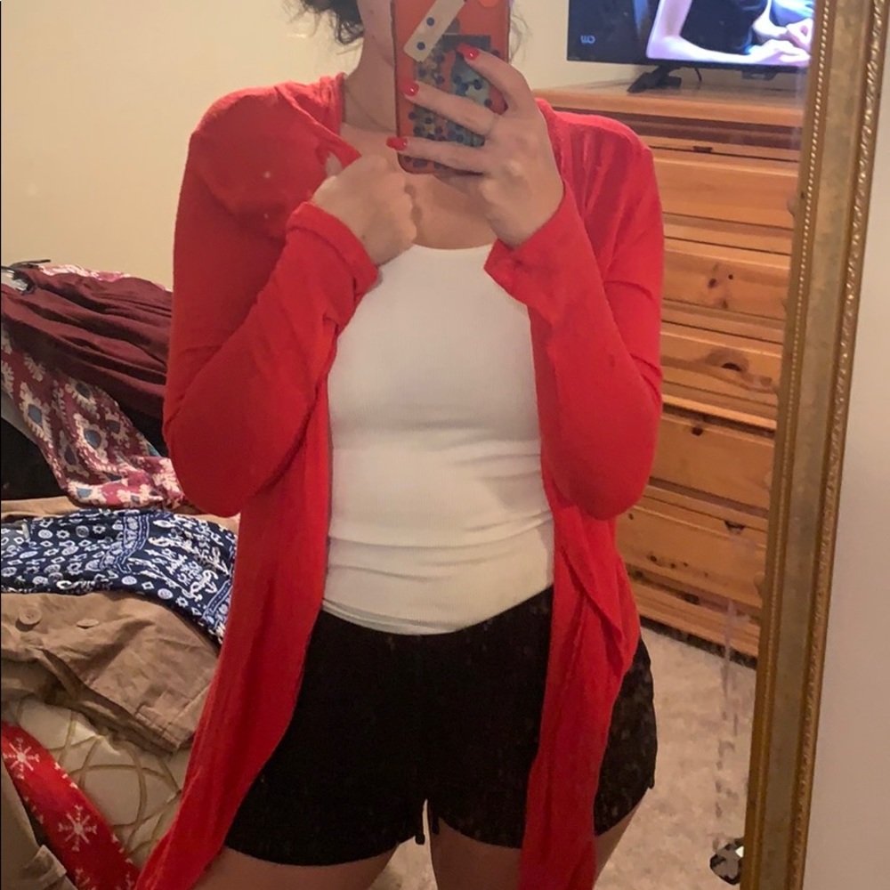 Red Cardigan - Picture 2 of 5